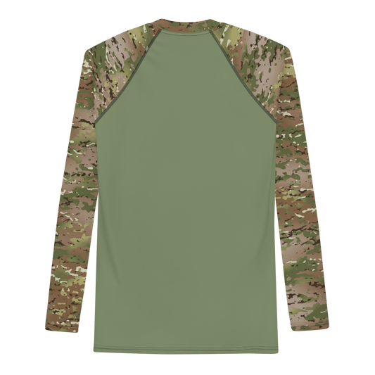 Men's Rashguard Top: Polycam Pattern