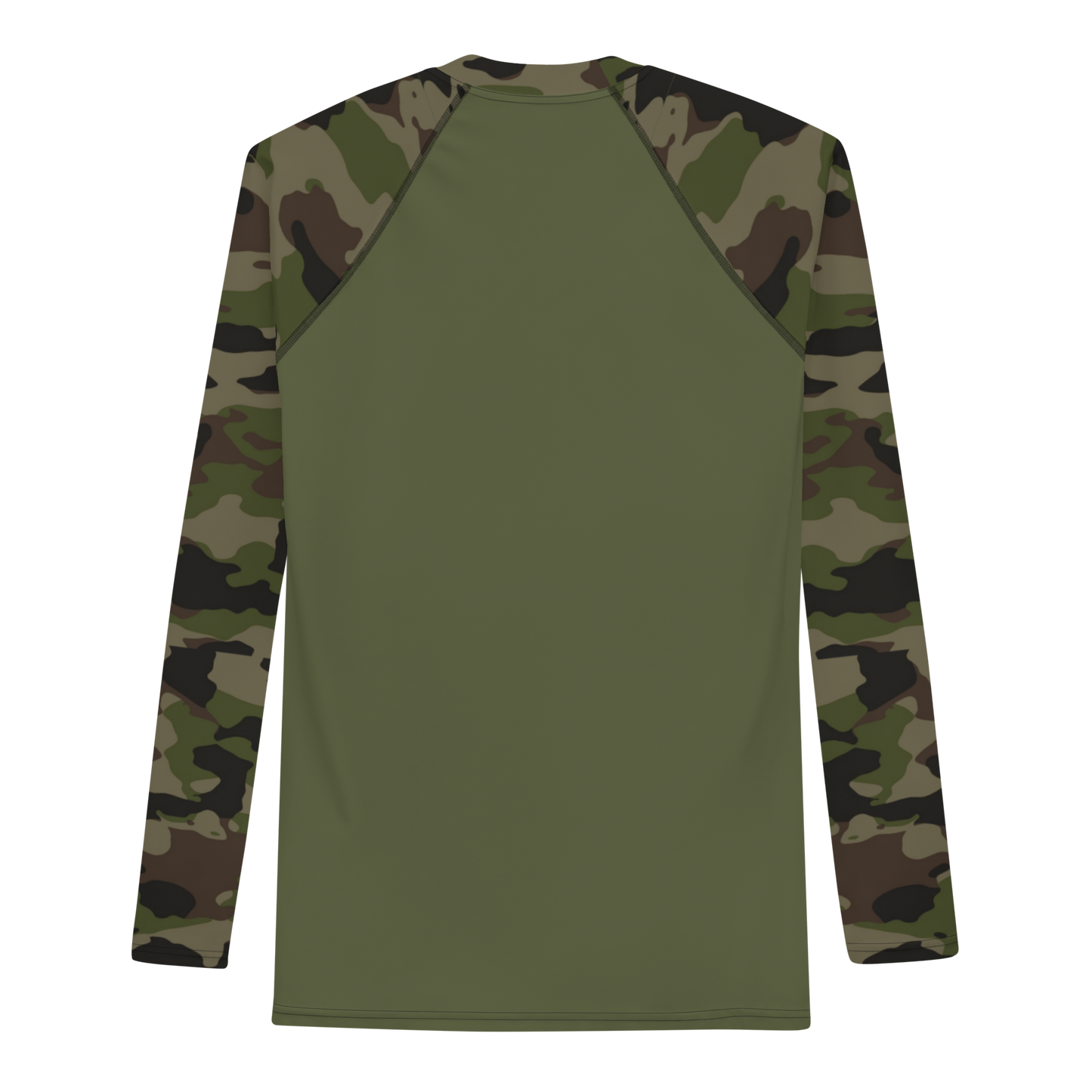 Men's Rashguard Top: Woodland Pattern