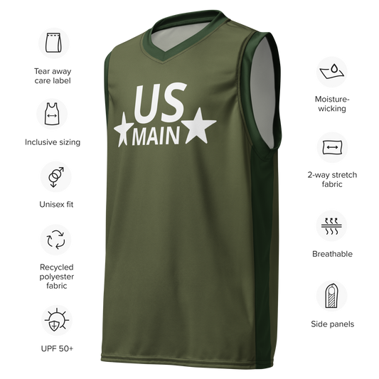 Unisex Jersey Top: US Main (War Thunder)