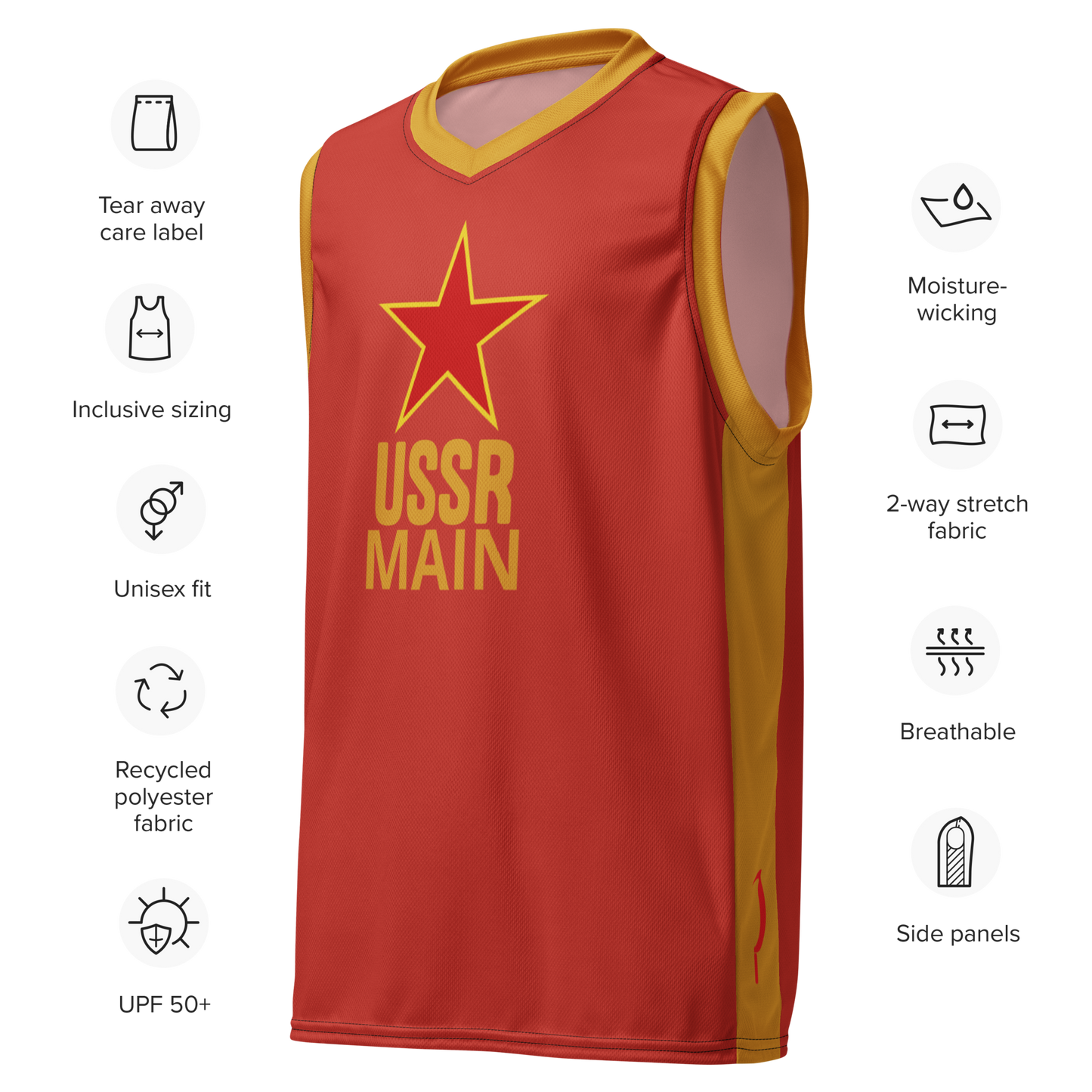 Unisex Jersey Top: USSR Main (War Thunder)