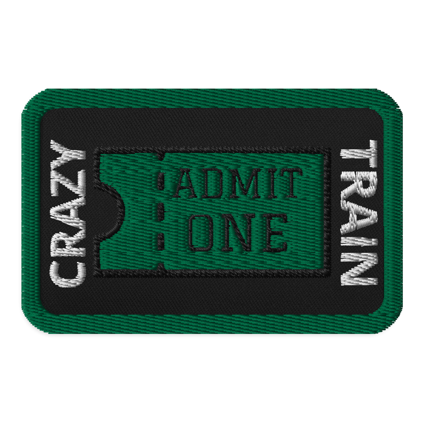 Meme Patches: Crazy Train Ticket