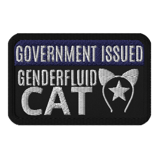 Identity Patches: G.I. Genderfluid Cat