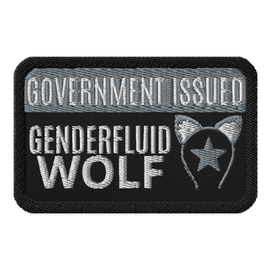 Identity Patches: G.I. Genderfluid Wolf
