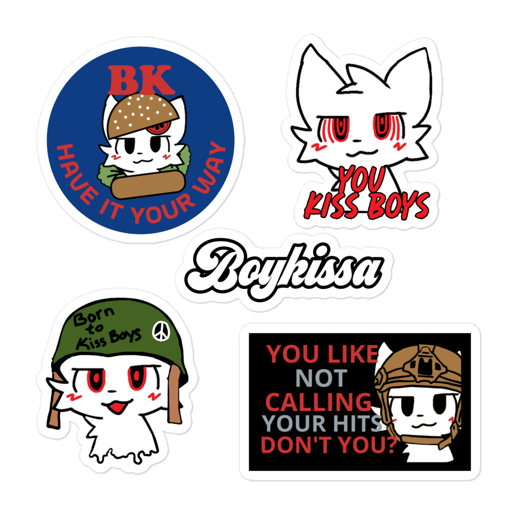 Sticker Sheets: Boykissers Anonymous