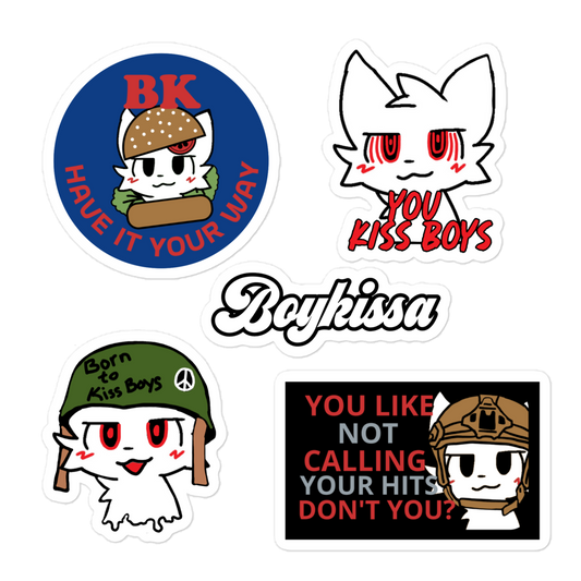 Sticker Sheets: Boykissers Anonymous
