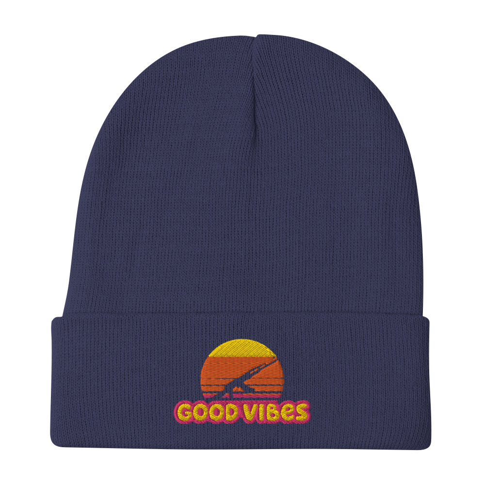 Headwear: "Good Vibes" Embroidered Beanie