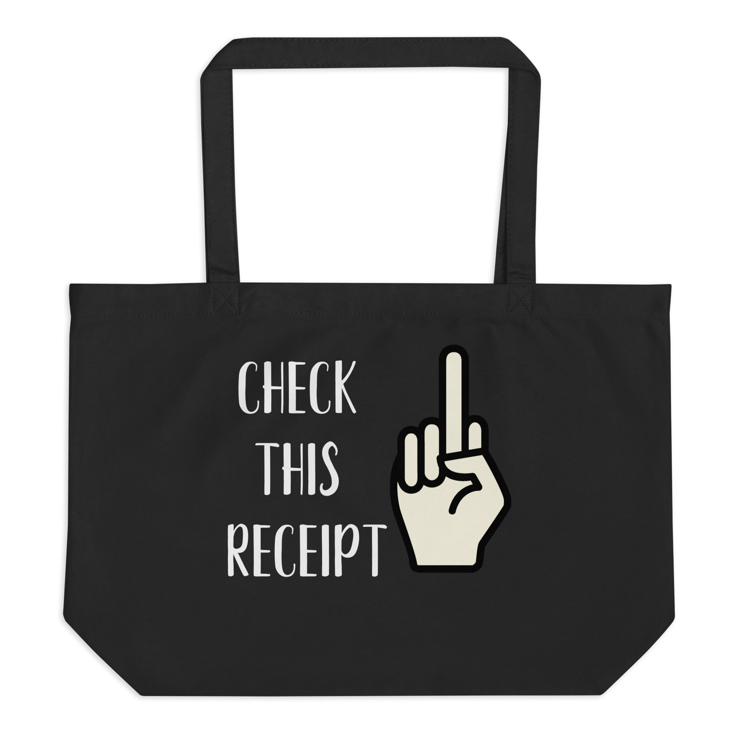 Packs: "Check This" Organic Tote Bag
