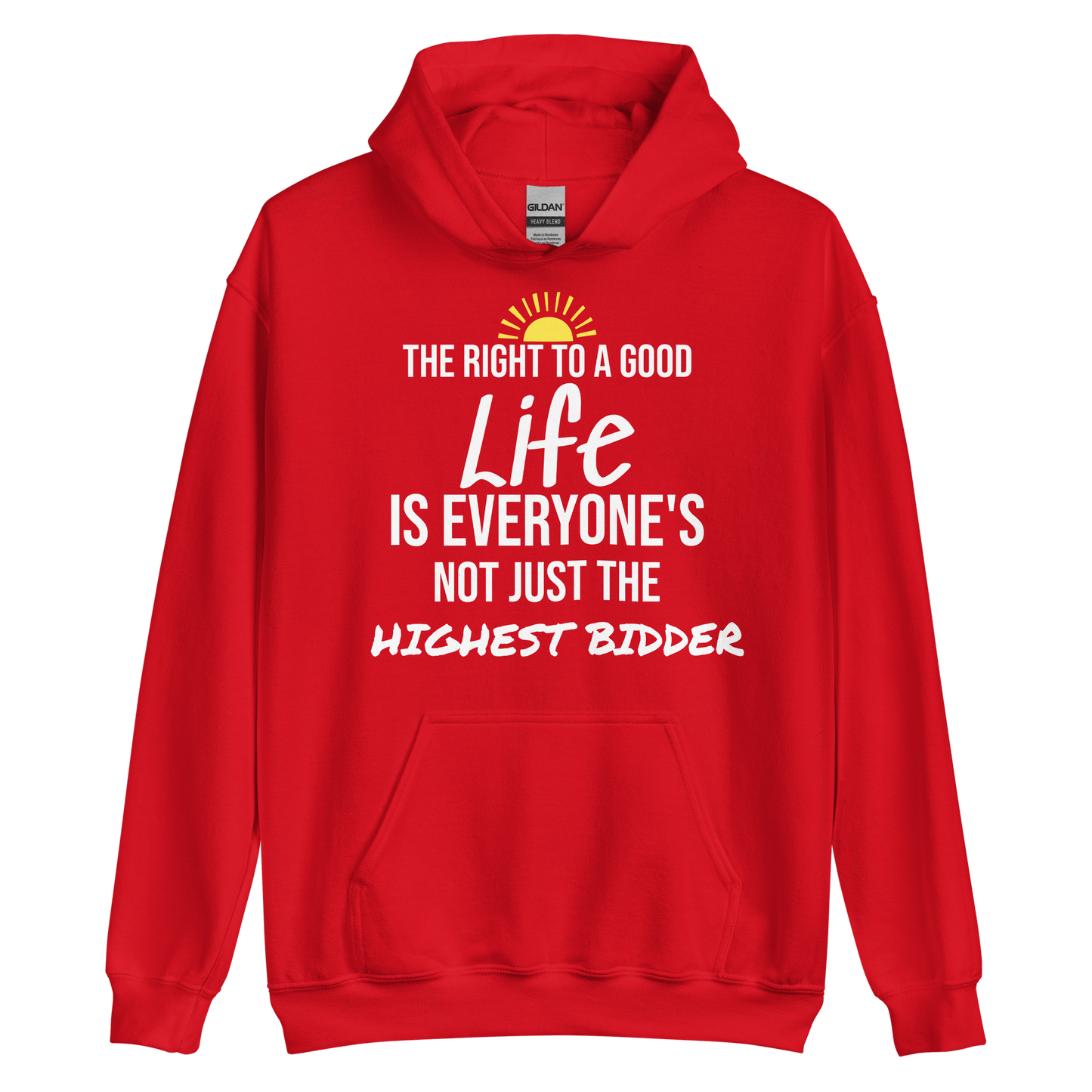 Labor Day Hoodie: Life Is Everyone's