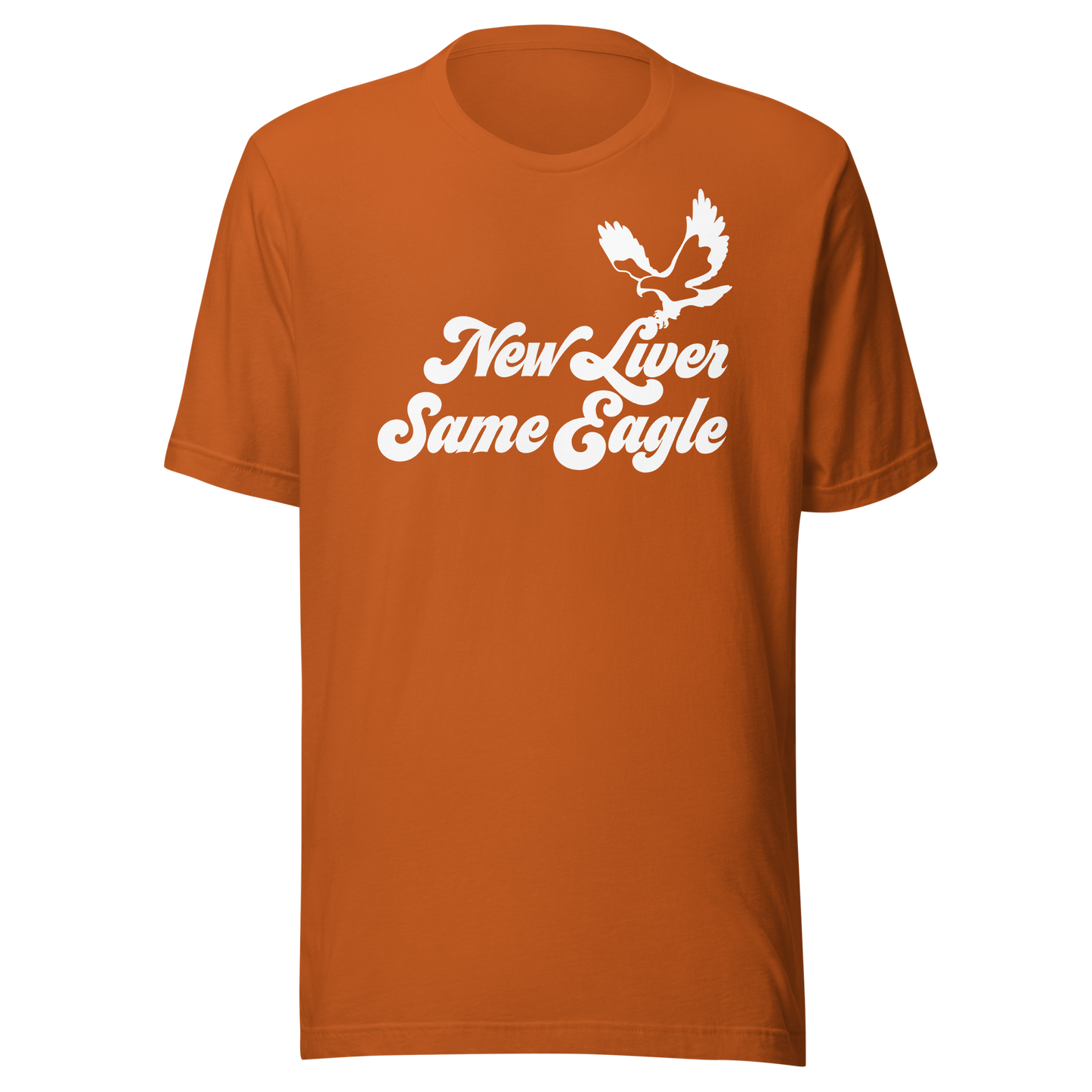 Unisex Short-Sleeve Top: New Liver, Same Eagle