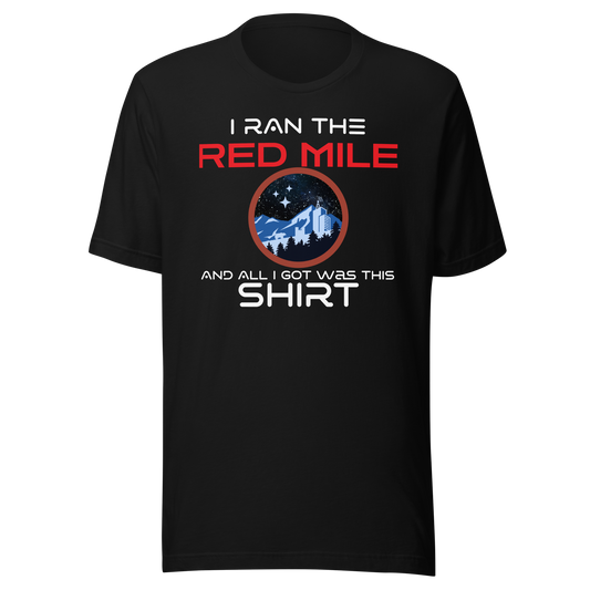 Unisex Short-Sleeve Top: Red Mile Winner