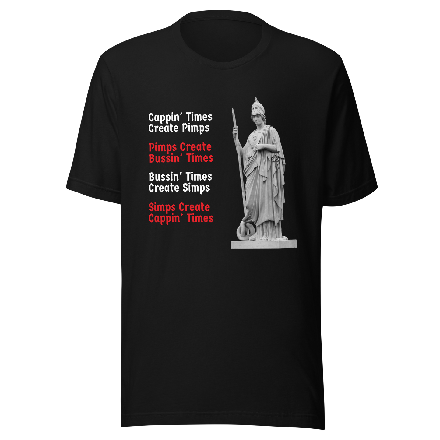 Unisex Short-Sleeve Top: No Cap