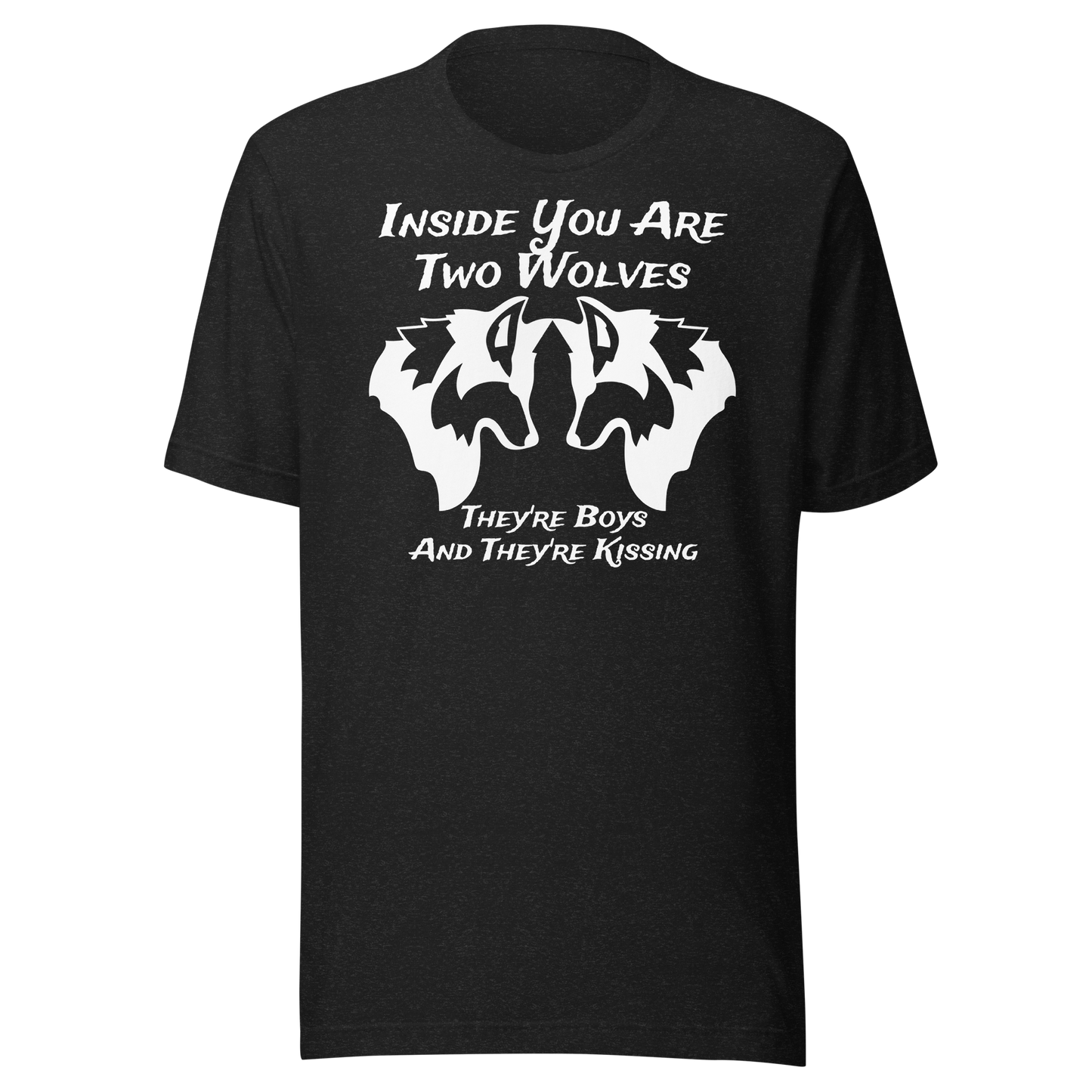 Unisex Short-Sleeve Top: Two Wolves