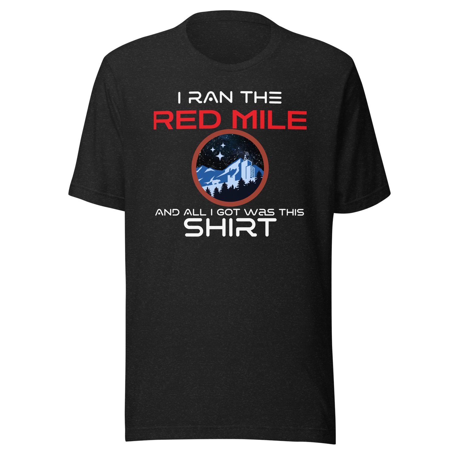 Unisex Short-Sleeve Top: Red Mile Winner