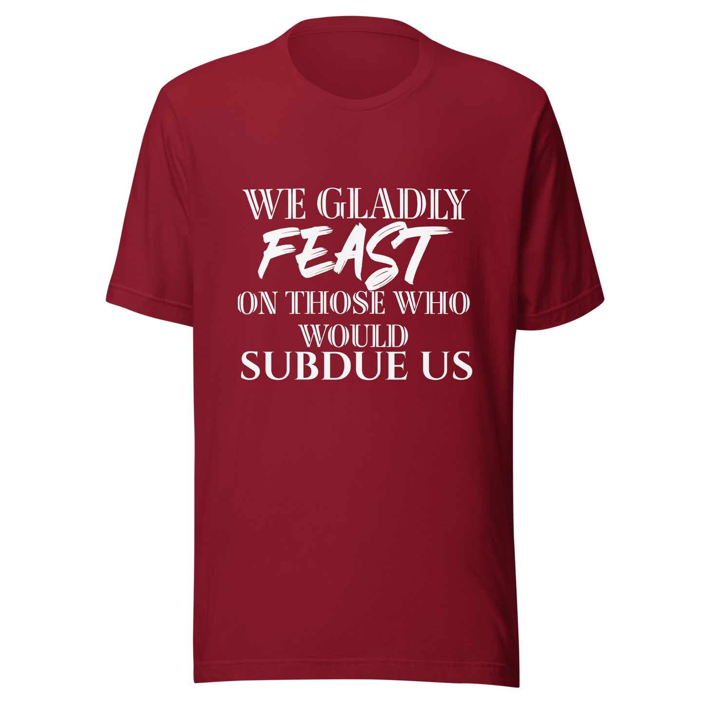 Unisex Short-Sleeve Top: Eat 'Em