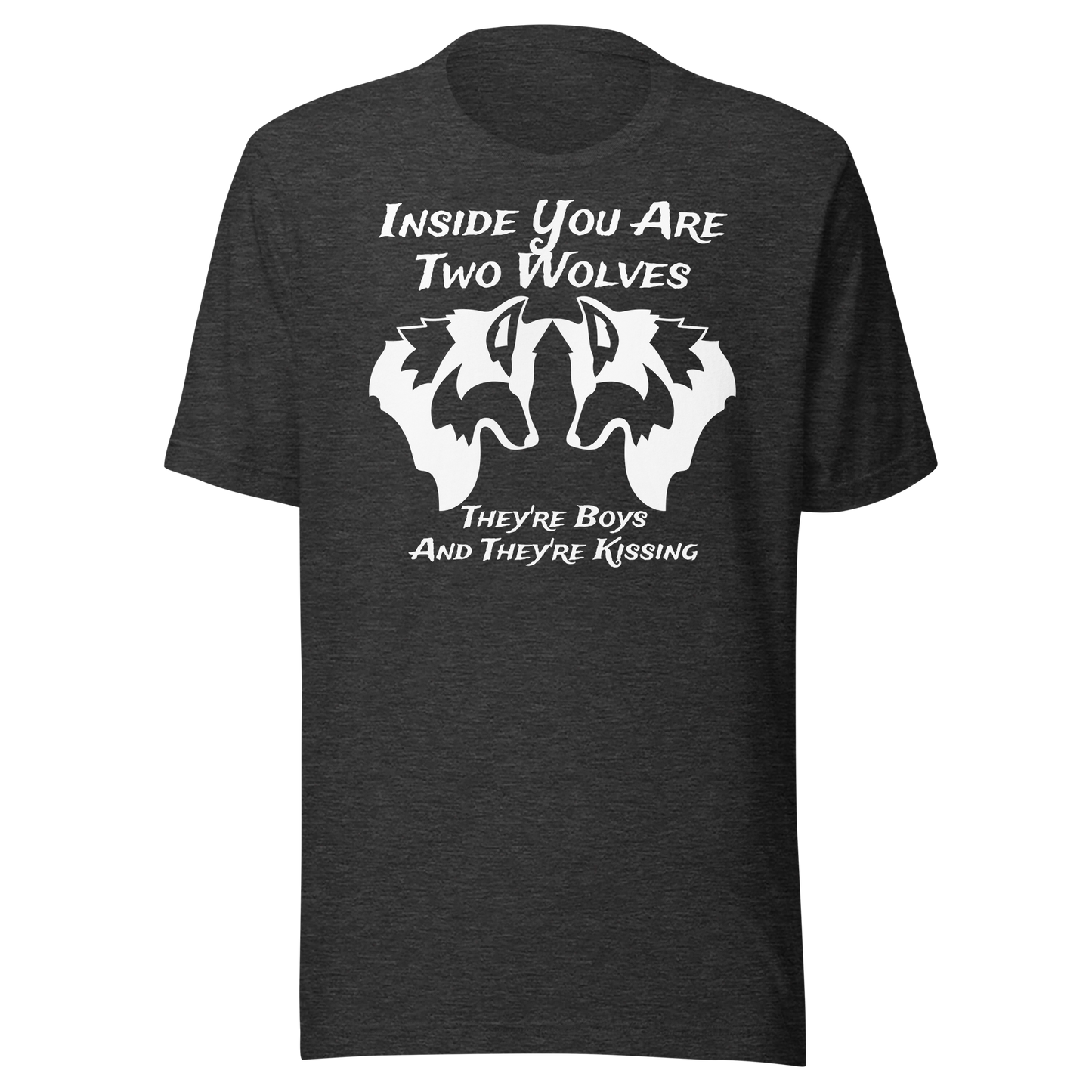 Unisex Short-Sleeve Top: Two Wolves