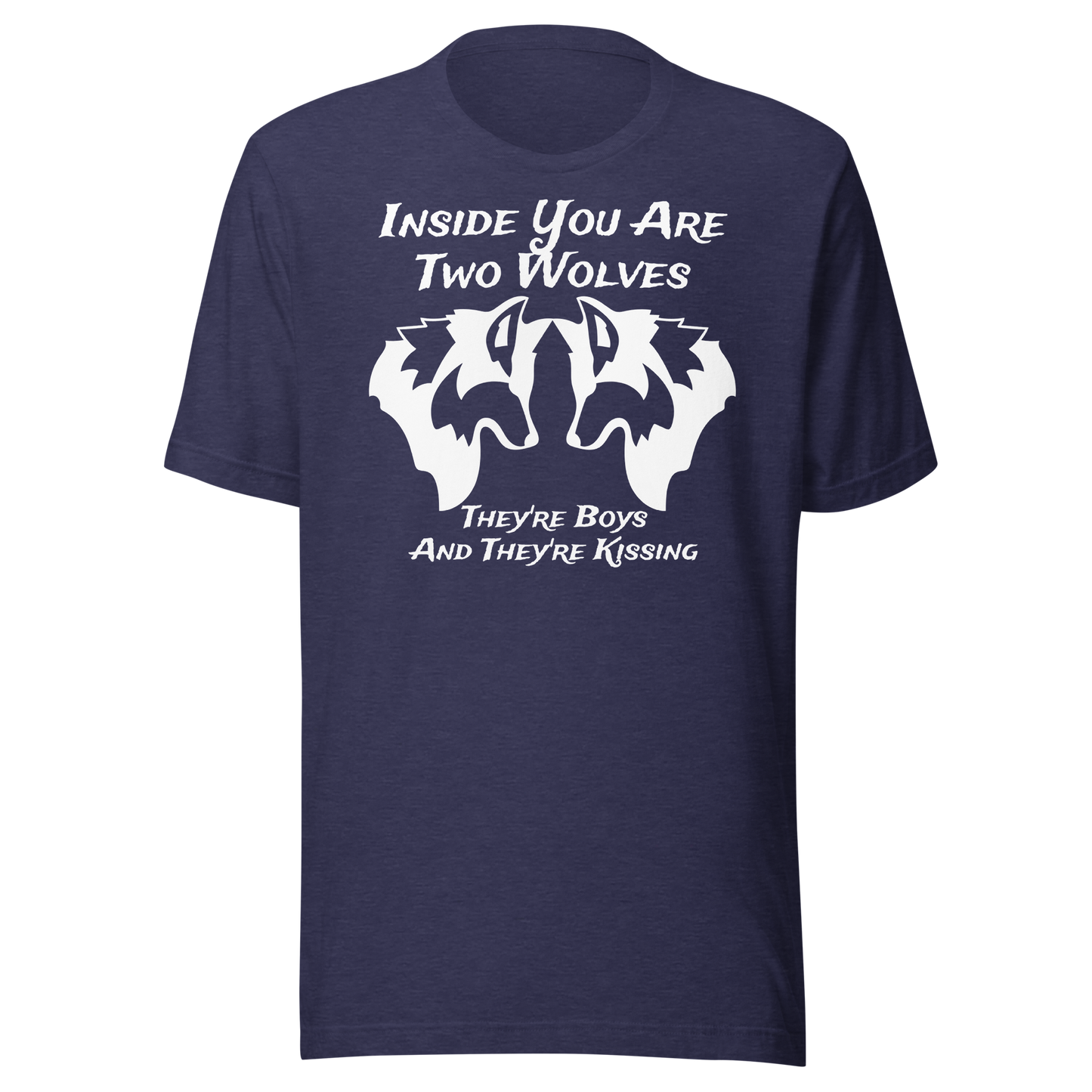 Unisex Short-Sleeve Top: Two Wolves