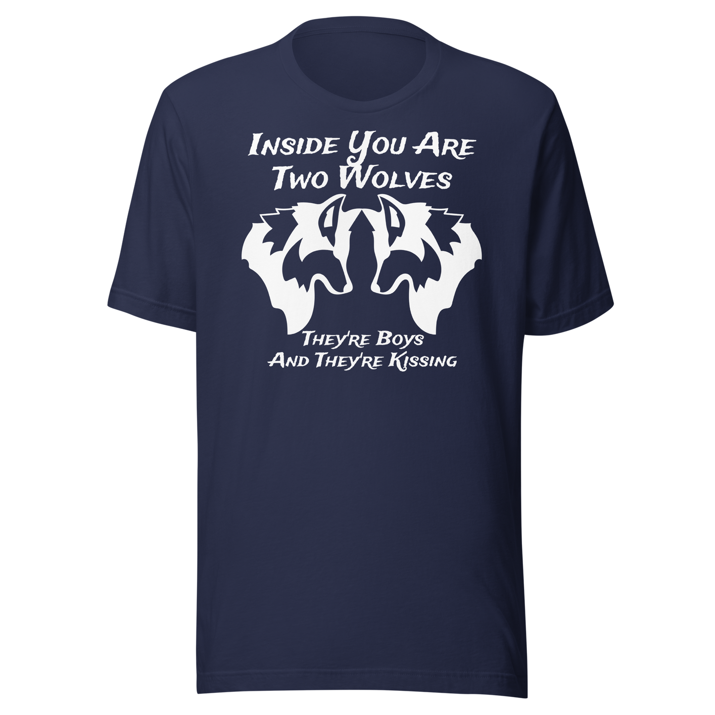 Unisex Short-Sleeve Top: Two Wolves