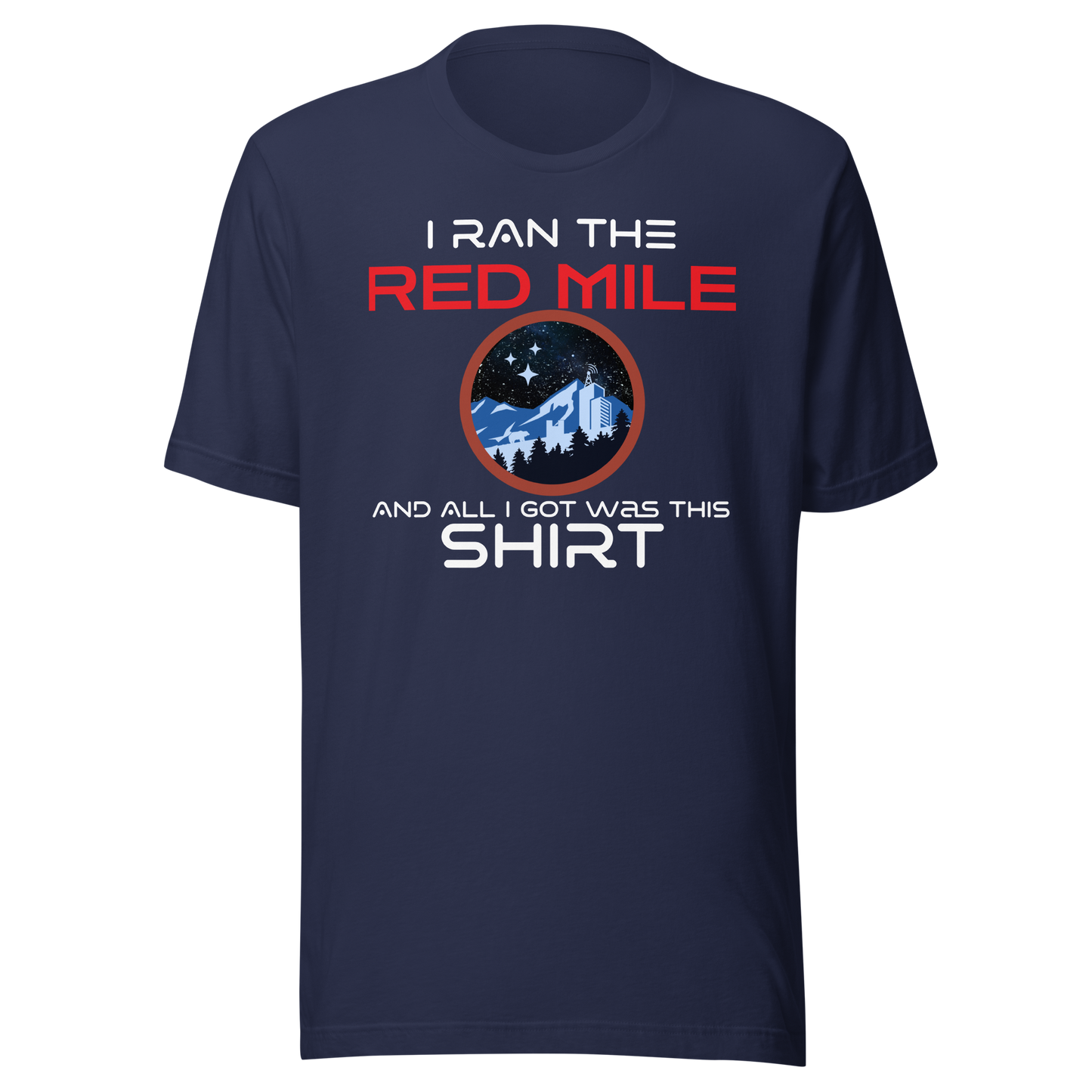Unisex Short-Sleeve Top: Red Mile Winner