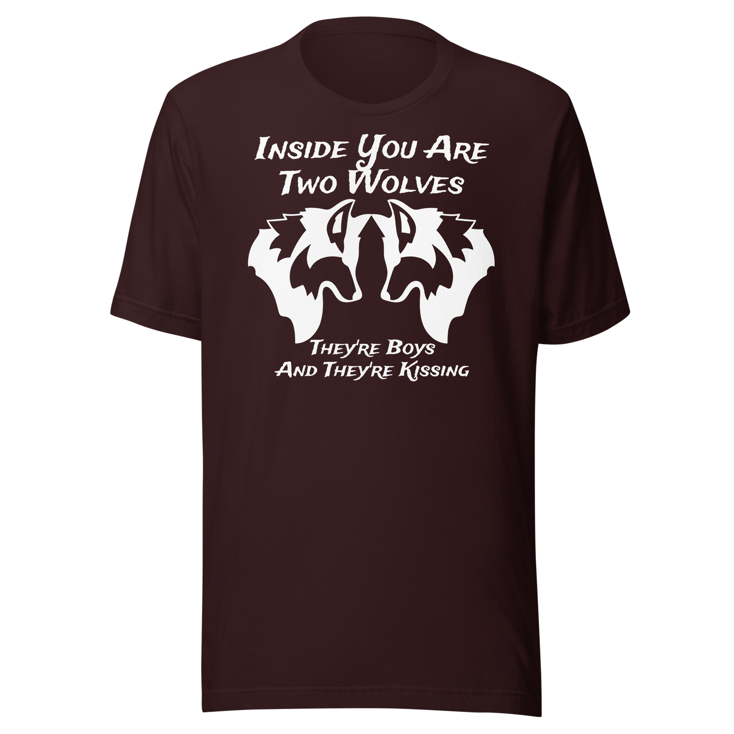 Unisex Short-Sleeve Top: Two Wolves