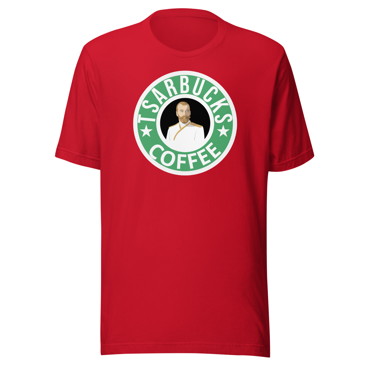 Unisex Short-Sleeve Top: Tsarbucks Coffee