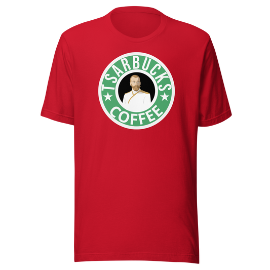 Unisex Short-Sleeve Top: Tsarbucks Coffee