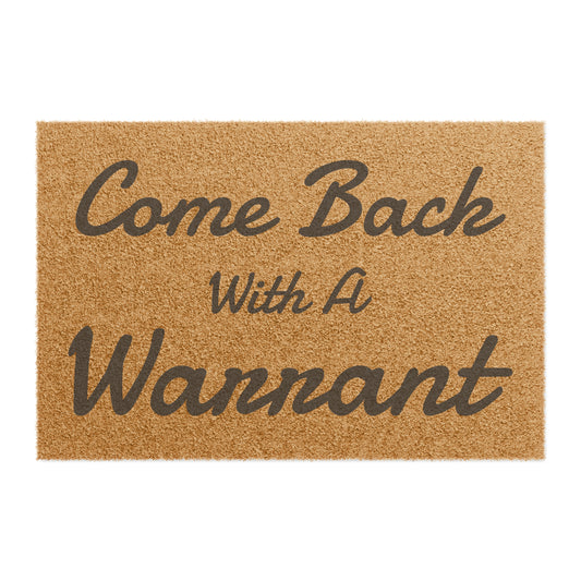 Homestuff: "Warrant" Doormat