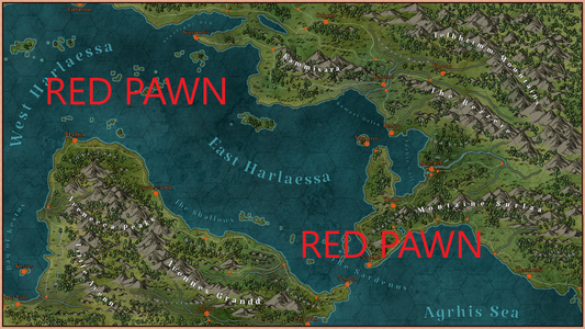 Digital TTRPG Map: Harlaessa Sea