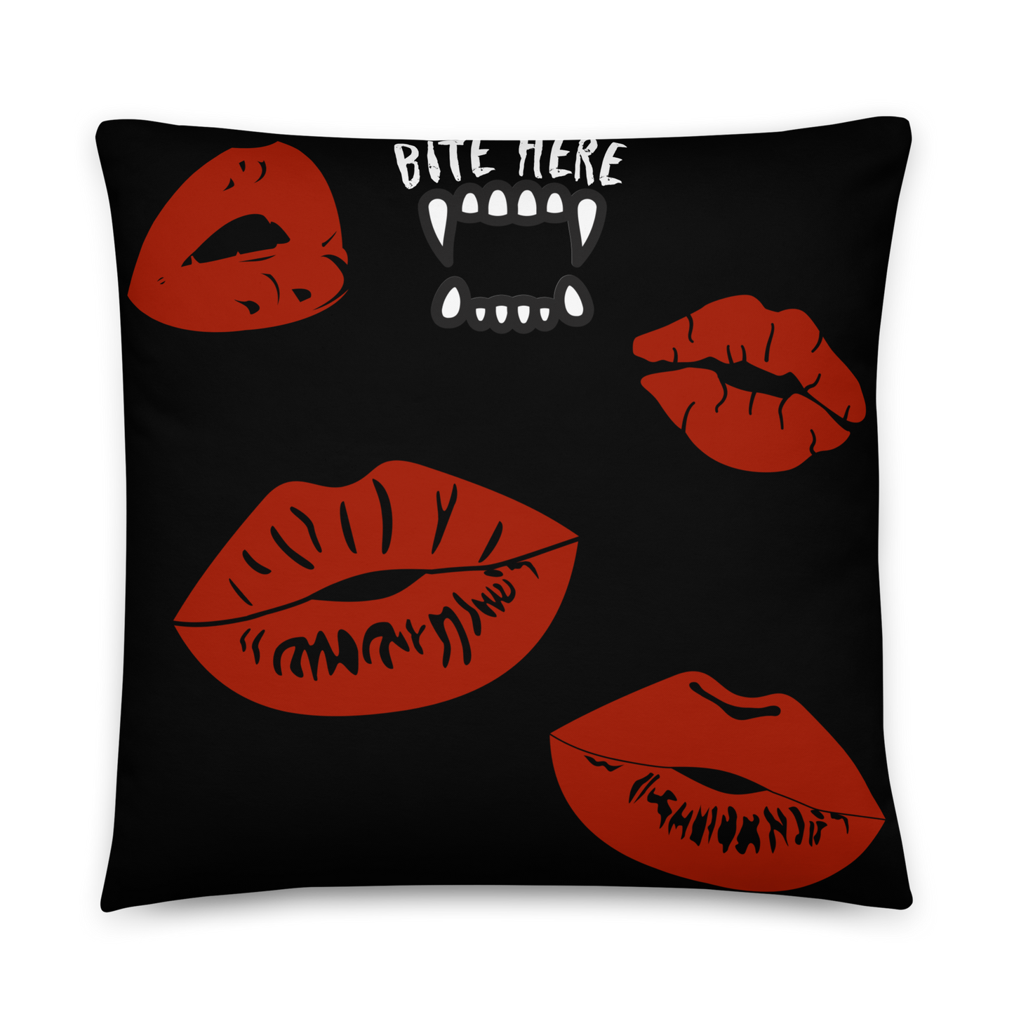 Homestuff: "Bite Here" Pillow