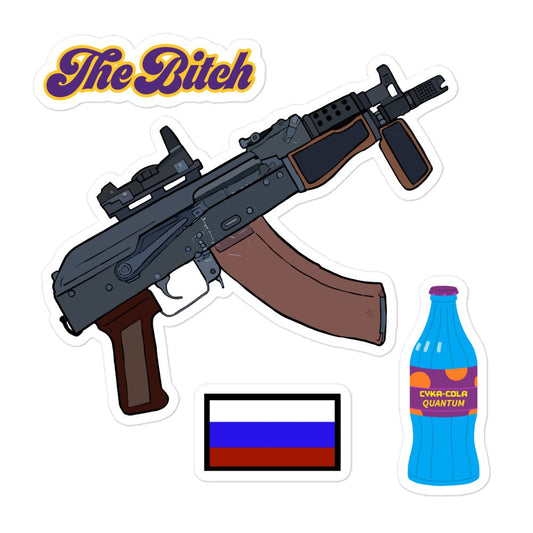 Armory Stickers: AKS-74U Krinkov "The Bitch" - Red Pawn Shop