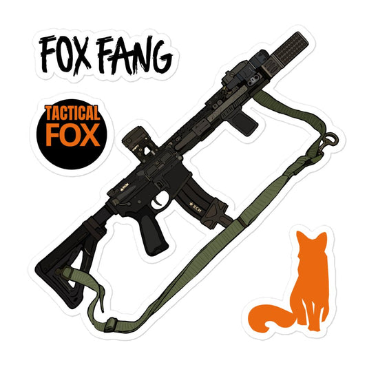 Armory Stickers: BCM AR-15 "Fox Fang" - Red Pawn Shop