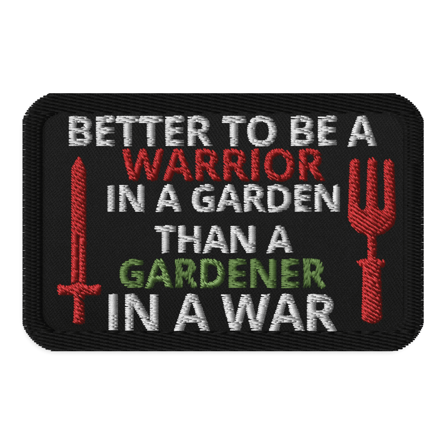 Artsy Patches: Armed Gardener - Red Pawn Shop