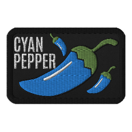 Artsy Patches: Cyan Pepper - Red Pawn Shop