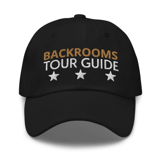 Headwear: "Backrooms Tour Guide" Baseball Cap
