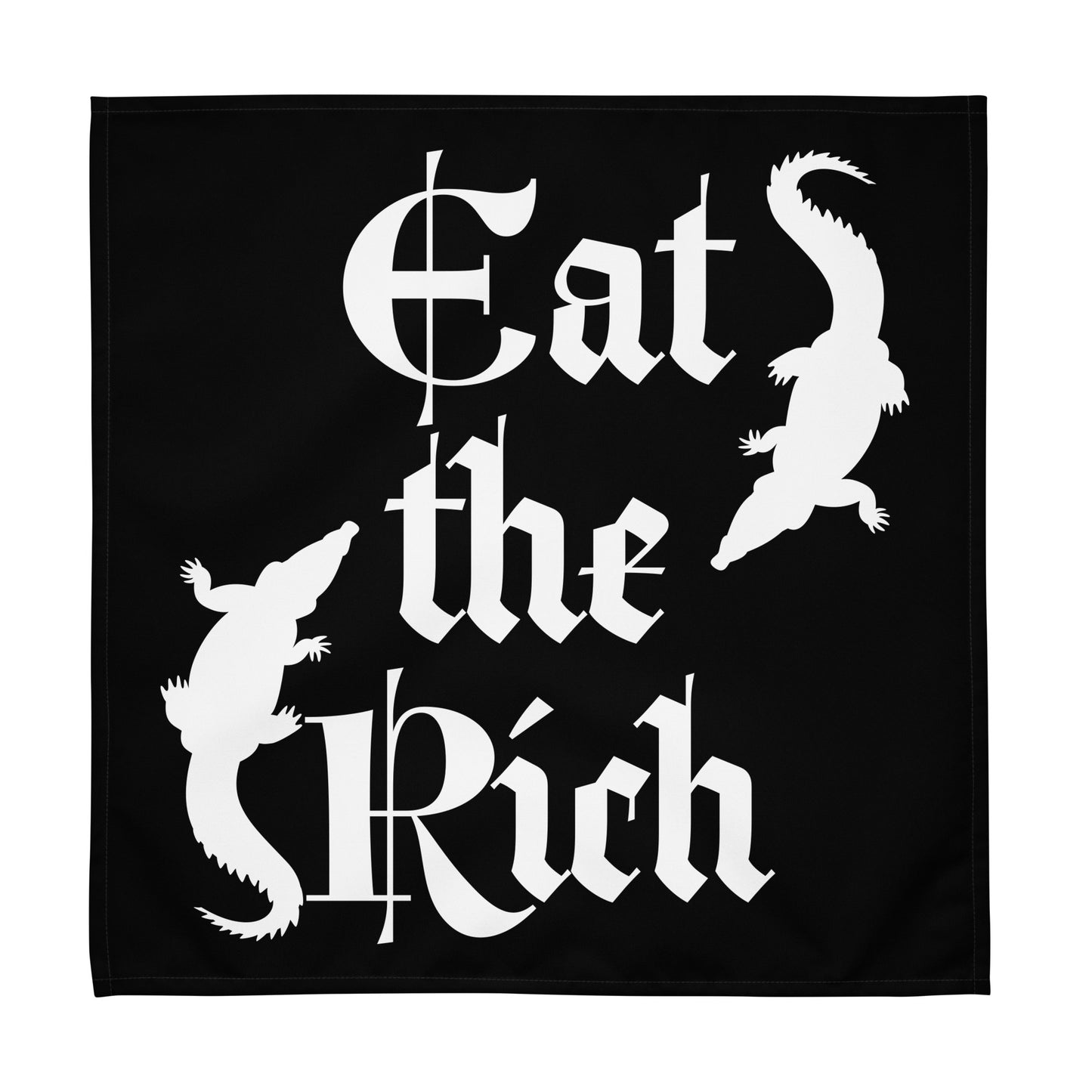 Homestuff: "Anarchy Alligator" Cloth Napkin Set