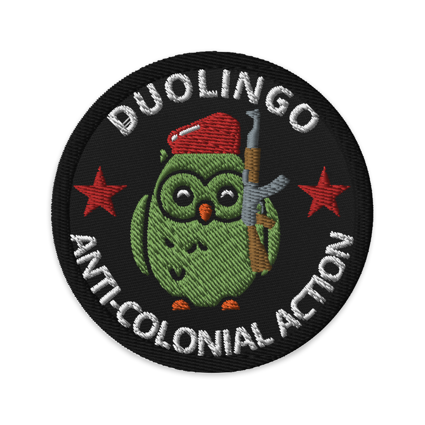 Identity Patches: Duolingo Anti-Colonial Action