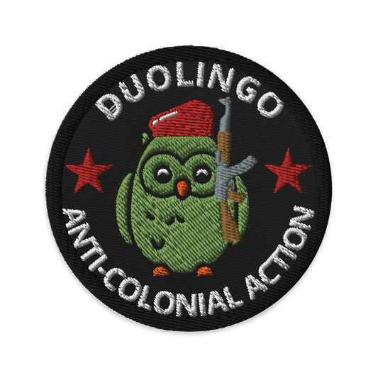 Identity Patches: Duolingo Anti-Colonial Action