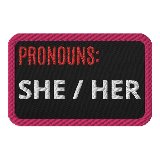 Inclusive Patches: She/Her Pronouns