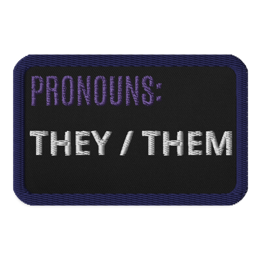 Inclusive Patches: They/Them Pronouns