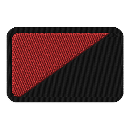 Flag Patches: Red and Black
