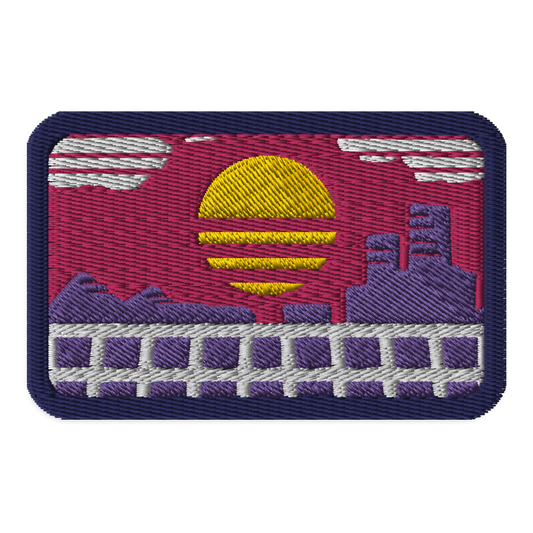 Artsy Patches: Vaporwave Sunset