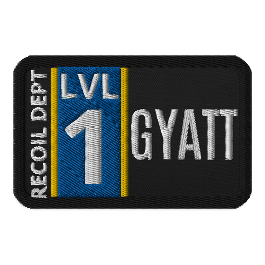 Identity Patches: Level One Gyatt Officer, Department of Recoil