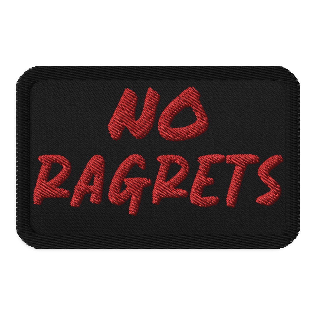 No Ragrets Meme Patches: No Ragrets – Red Pawn Shop