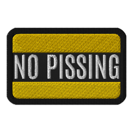 Meme Patches: No Pissing