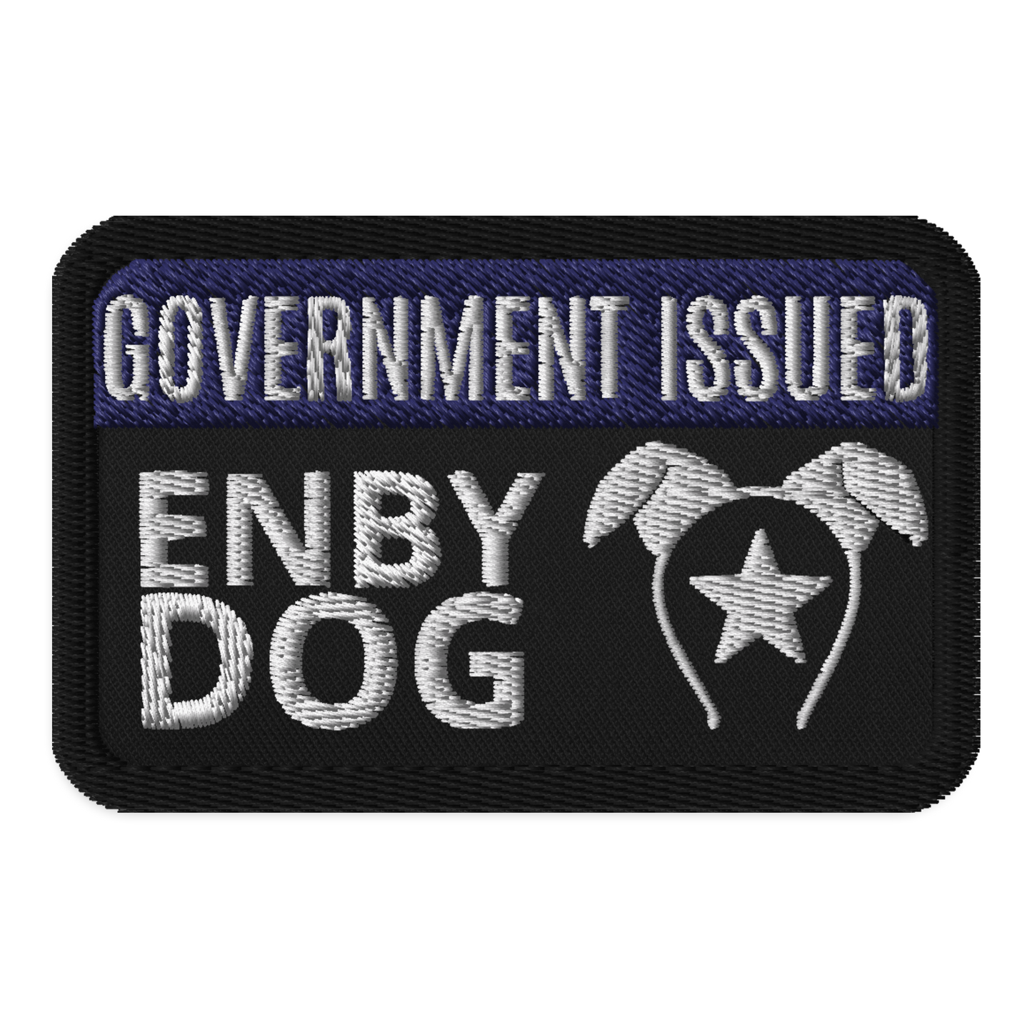 Identity Patches: G.I. Enby Dog