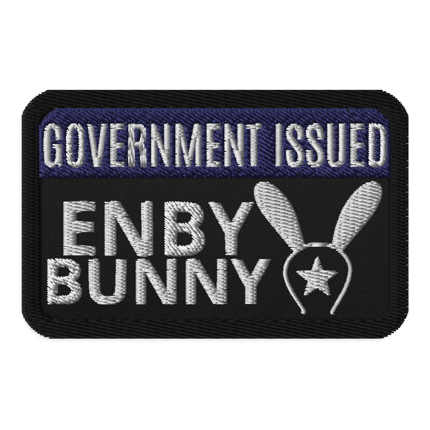 Identity Patches: G.I. Enby Bunny