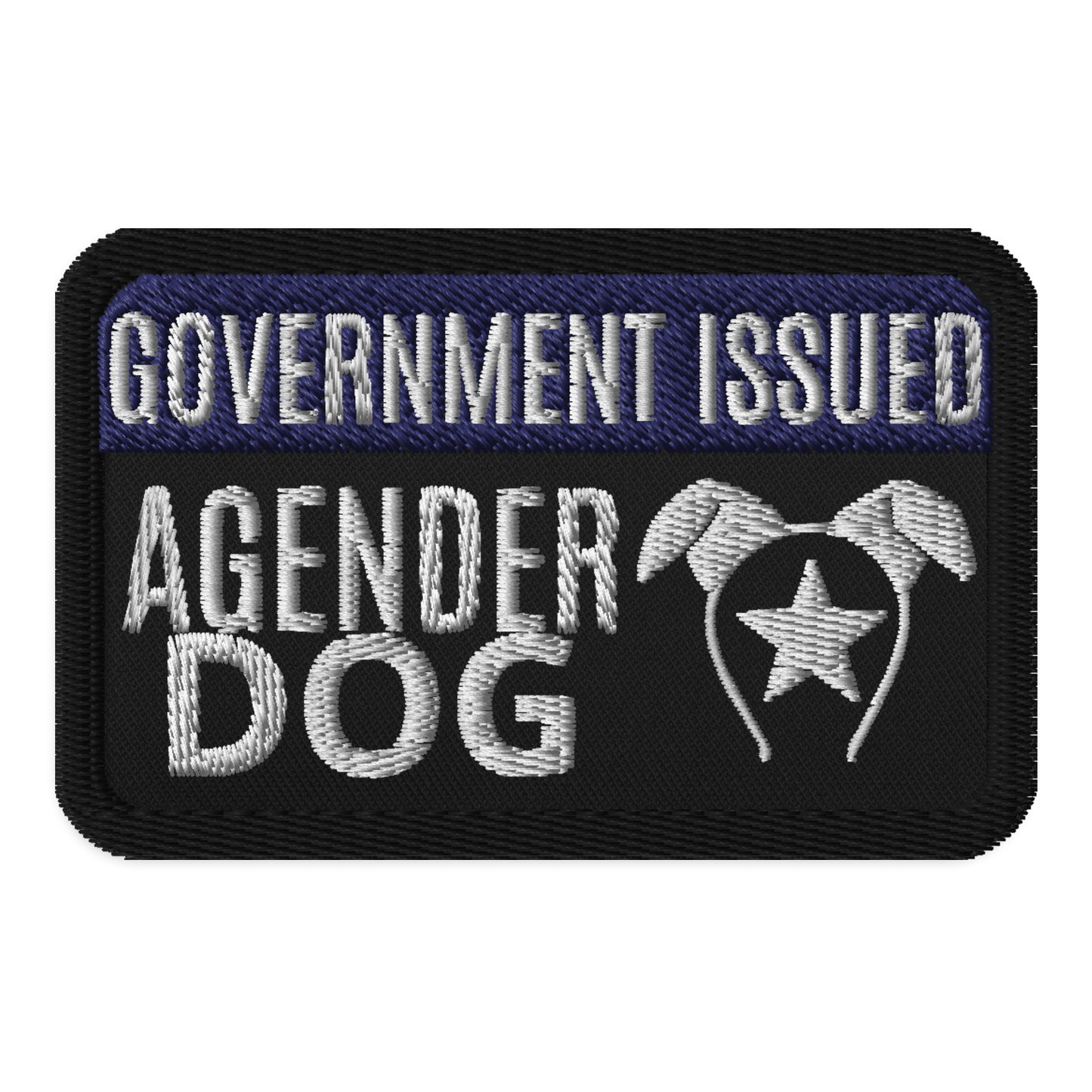 Identity Patches: G.I. Agender Dog