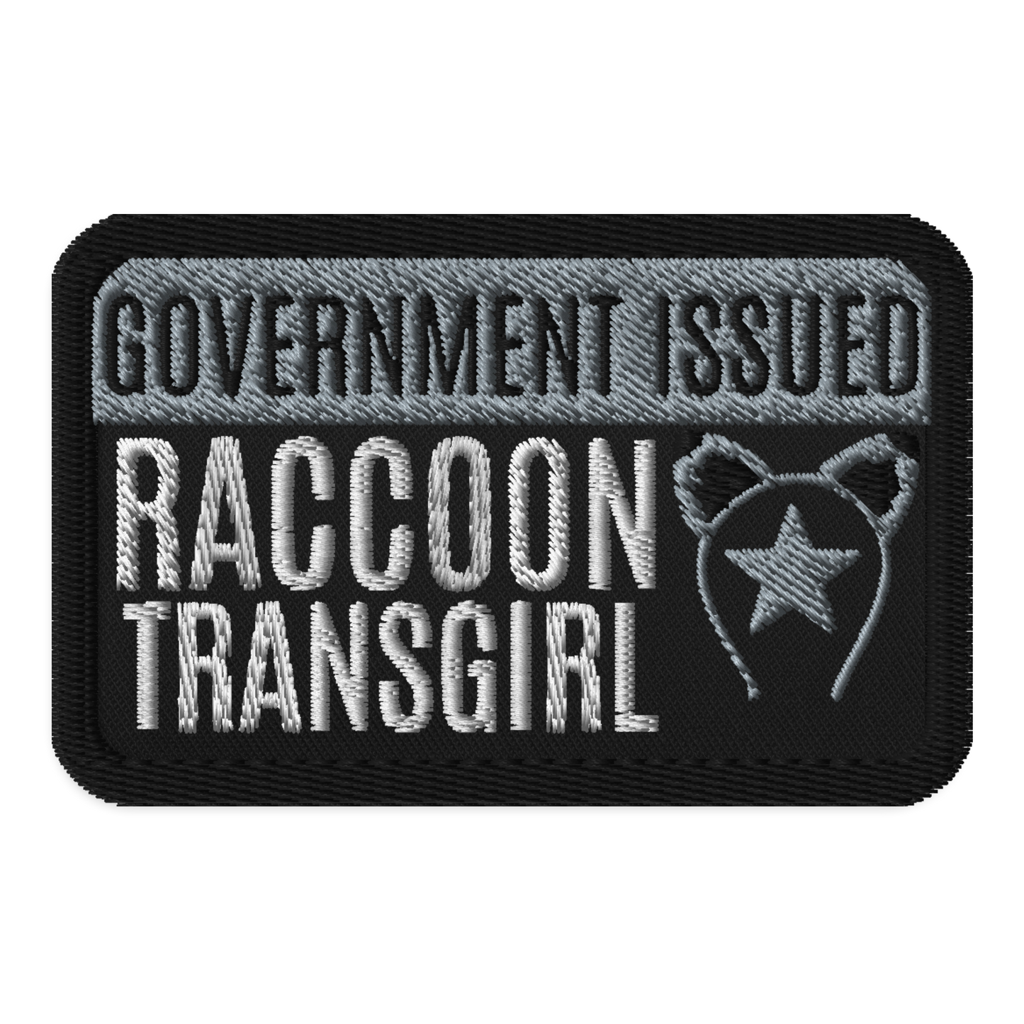 Identity Patches: G.I. Raccoon Transgirl