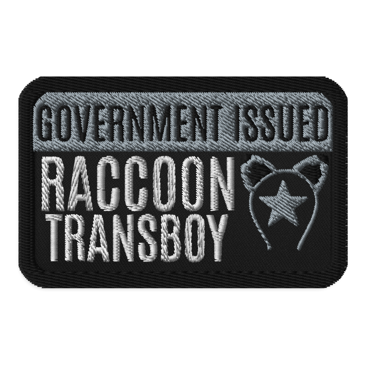 Identity Patches: G.I. Raccoon Transboy