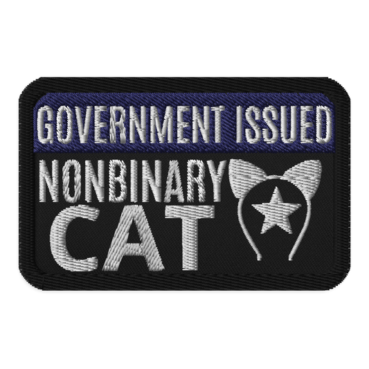 Identity Patches: G.I. Non-Binary Cat