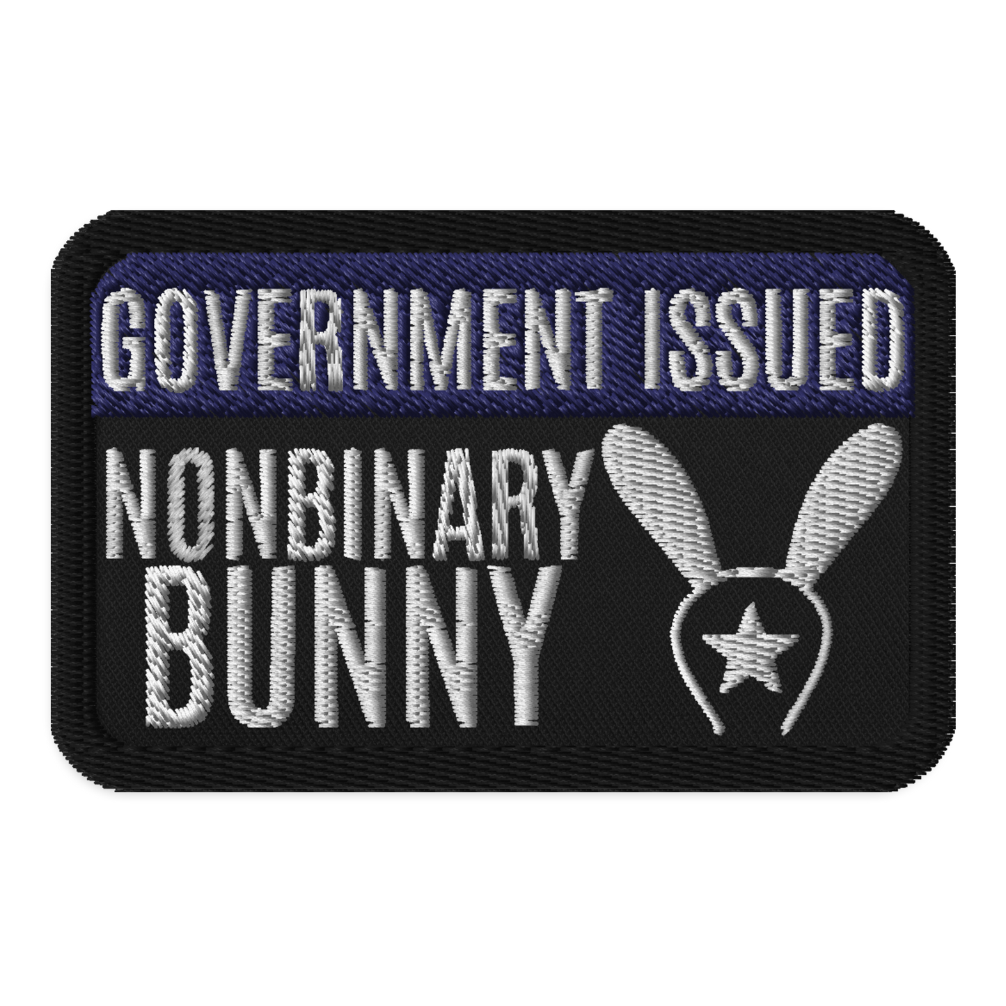 Identity Patches: G.I. Non-Binary Bunny (Non-Bunnary?)